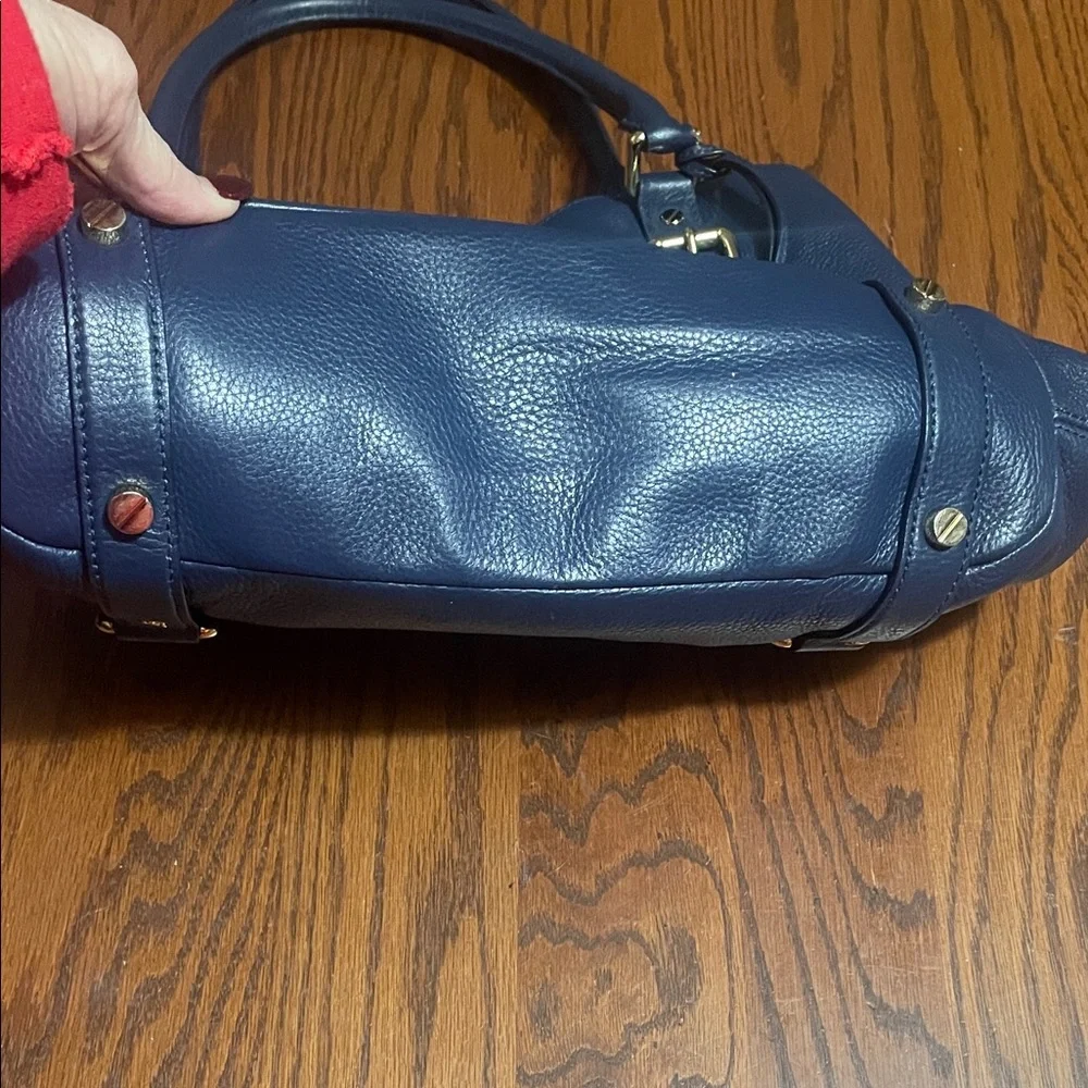 Michael Kors Bedford Satchel Dark Blue handbag - Picture 11 of 11